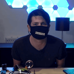 ZeroDis™ Voice Activated LED Mask