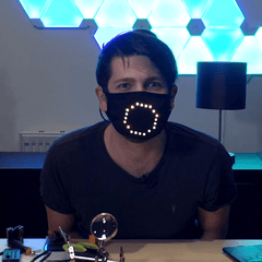 ZeroDis™ Voice Activated LED Mask